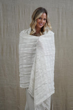 Load image into Gallery viewer, Euro Summer Scarf/Sarong Natural 100% Linen
