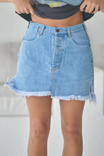 Load image into Gallery viewer, Sabina Vintage Denim Mini Skirt
