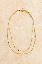 Load image into Gallery viewer, Spade Diamond Pendants 18kt Gold Plated Necklace
