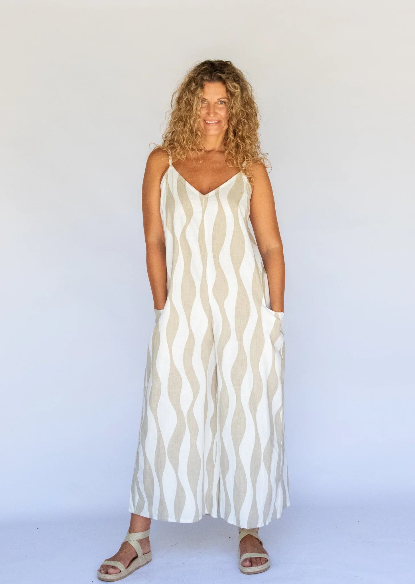 Romi Jumpsuit Island Stripe