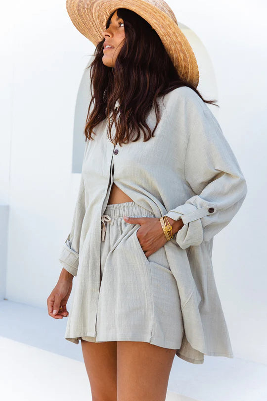 Lotus Shirt Pistachio