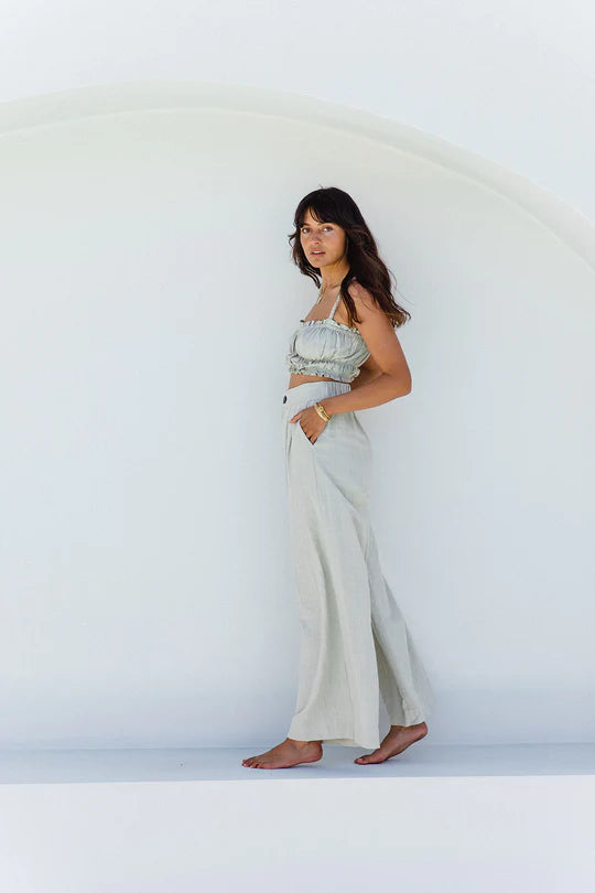 Sophie Crop Pistachio