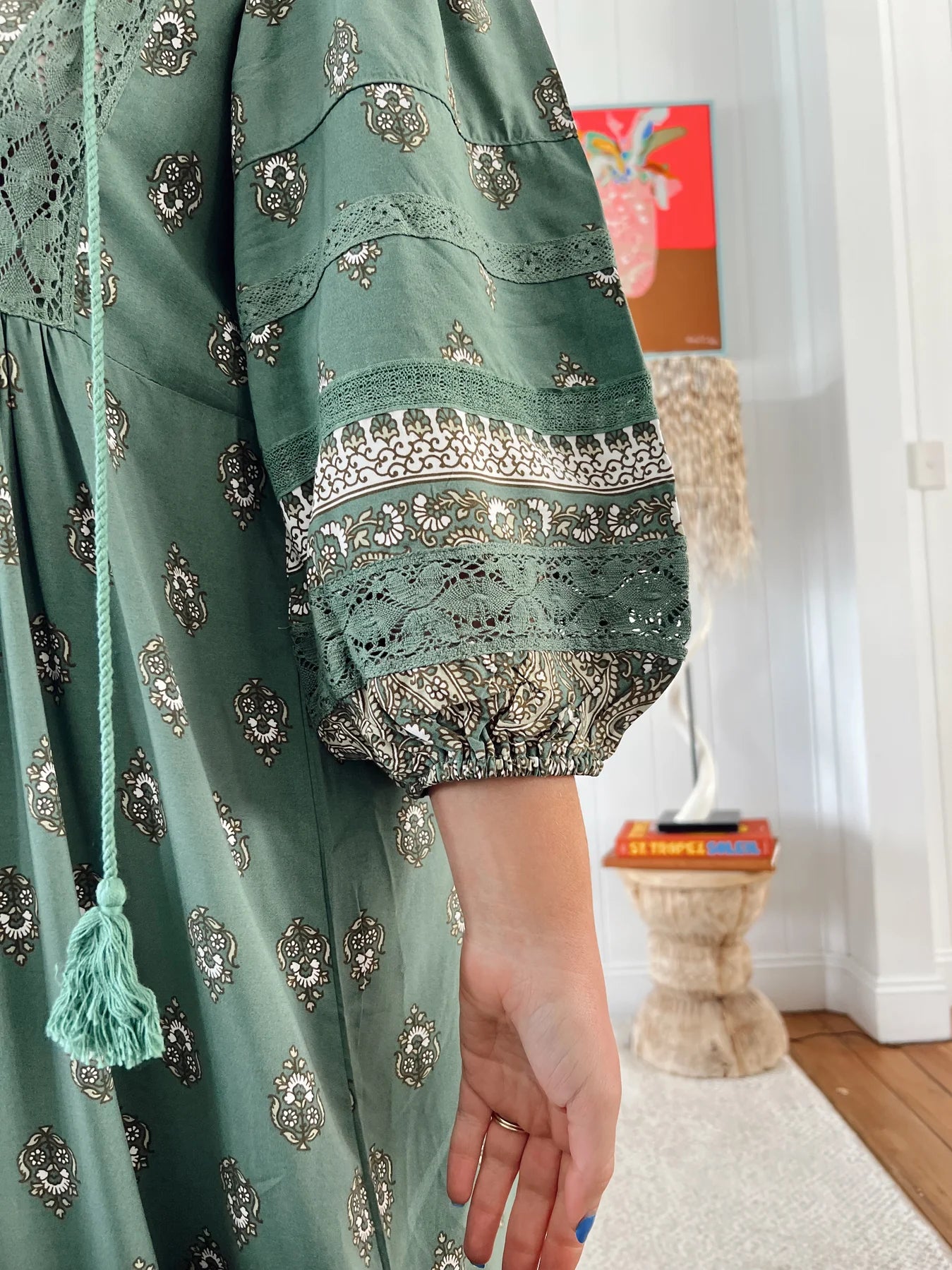 Viridian Meadow Maxi Dress