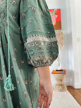 Load image into Gallery viewer, Viridian Meadow Maxi Dress
