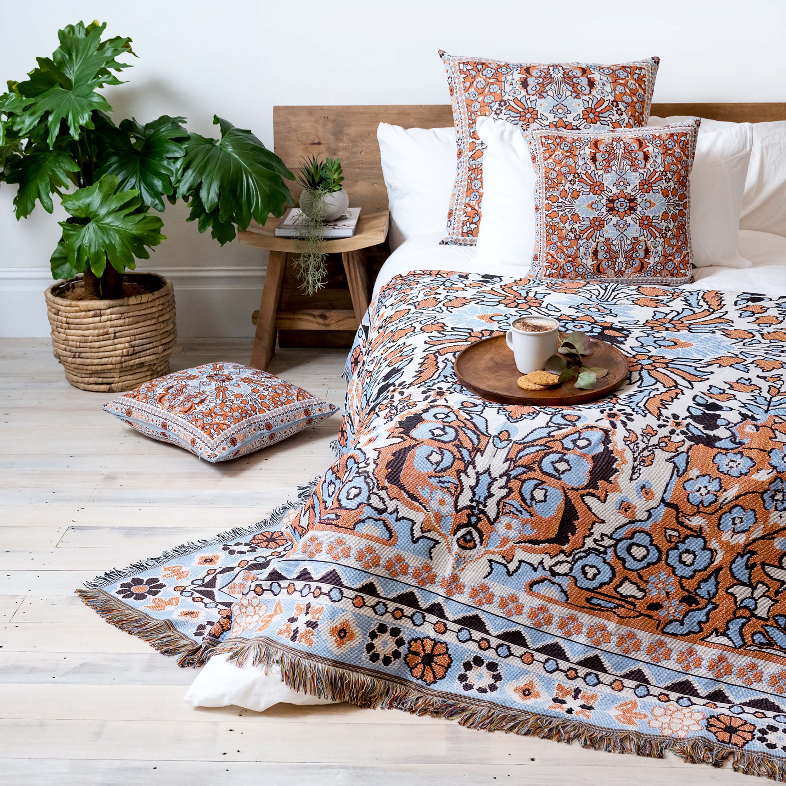 'PS I Love You' Woven Picnic Rug/Throw