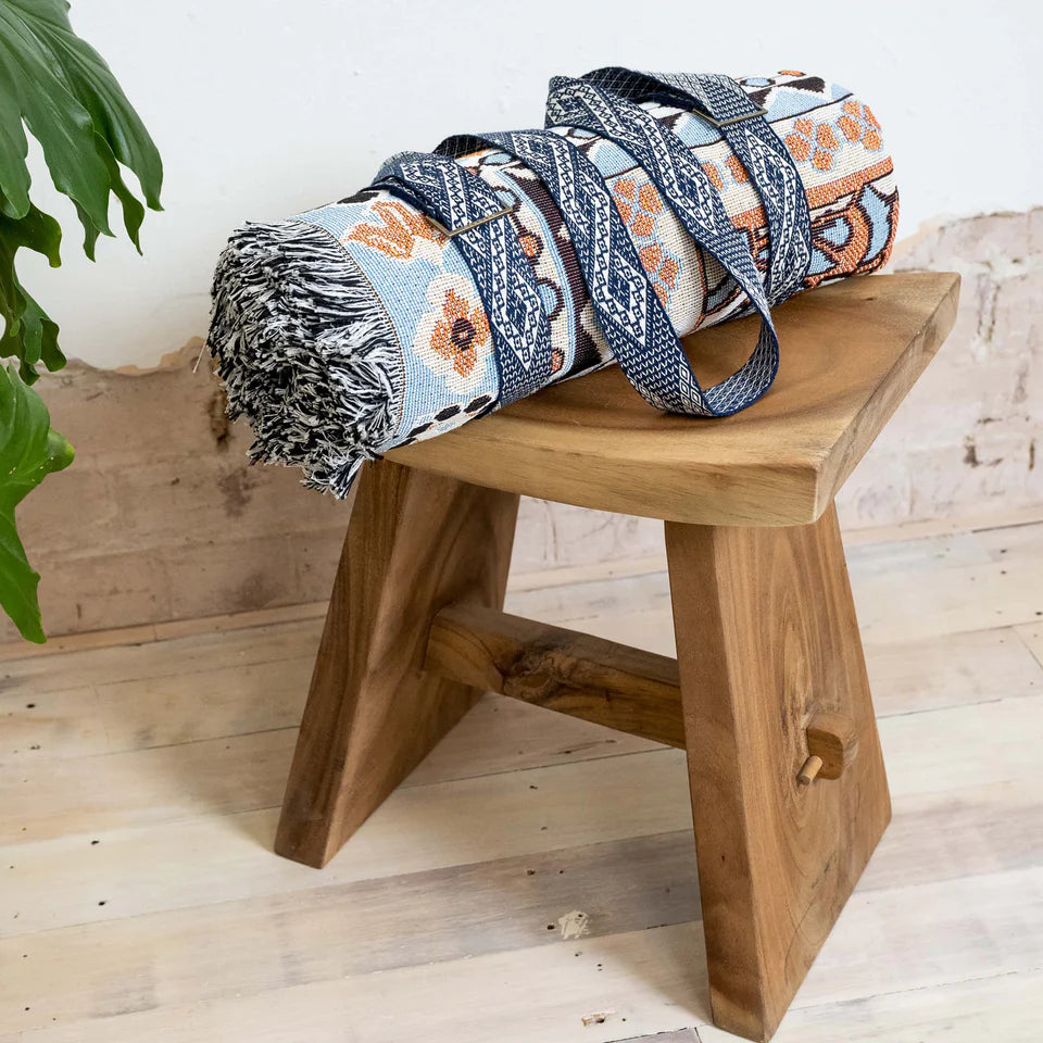 'PS I Love You' Woven Picnic Rug/Throw