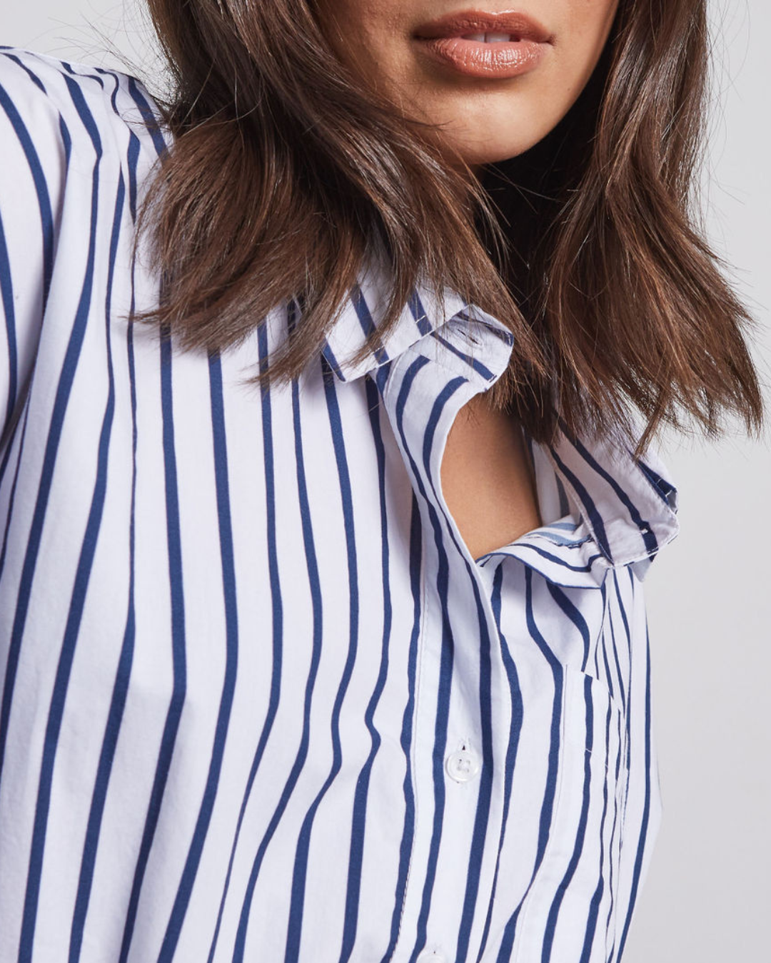 Joliet Poplin Stripe Shirt