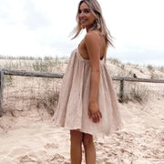 Bay Mini Dress Oyster - Desert to Ocean