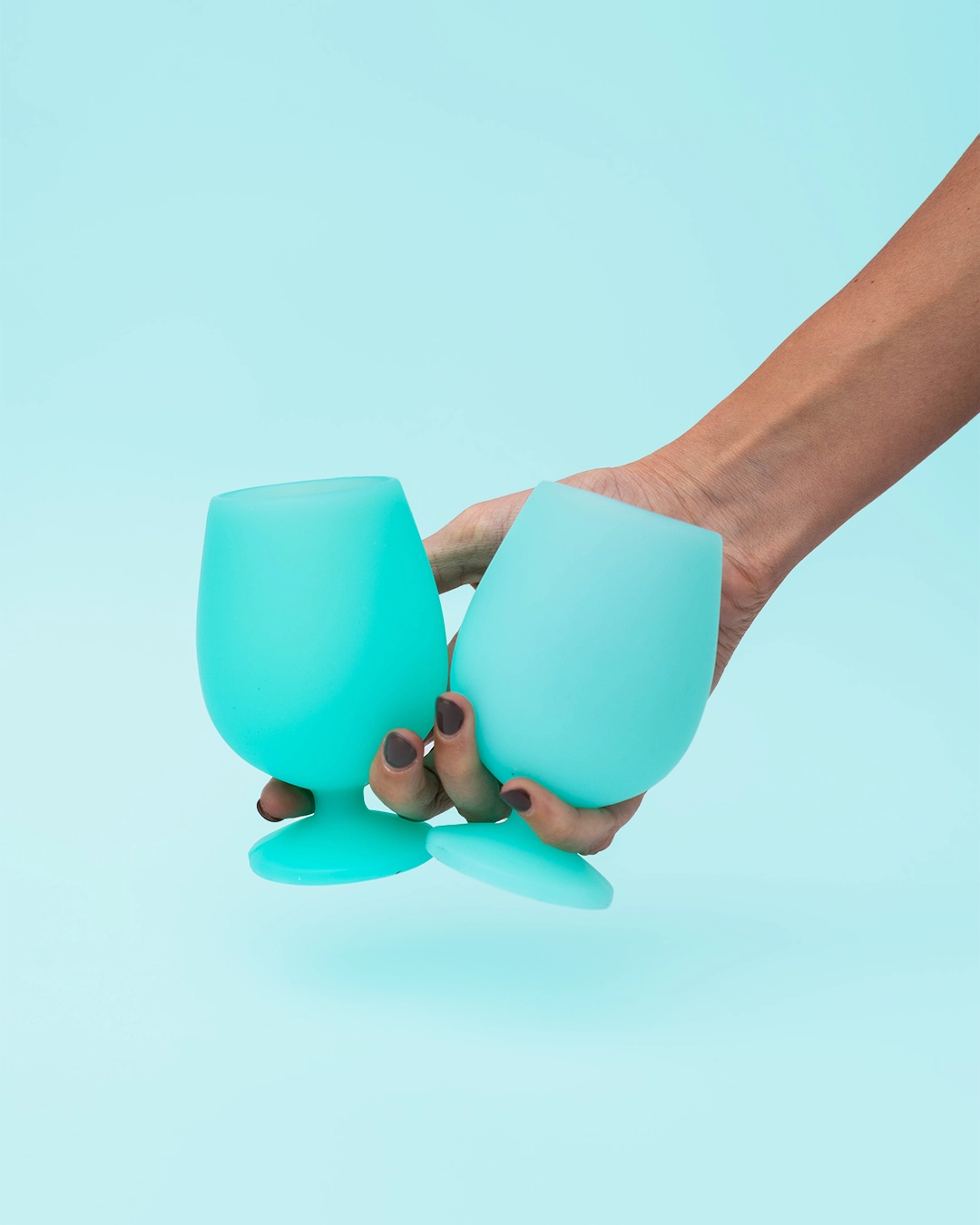 Sarcelle Stemm Silicone Wine Glasses Set 4