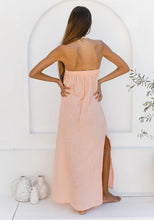 Load image into Gallery viewer, St Tropez Strapless Dress Grapefruit
