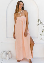 Load image into Gallery viewer, St Tropez Strapless Dress Grapefruit
