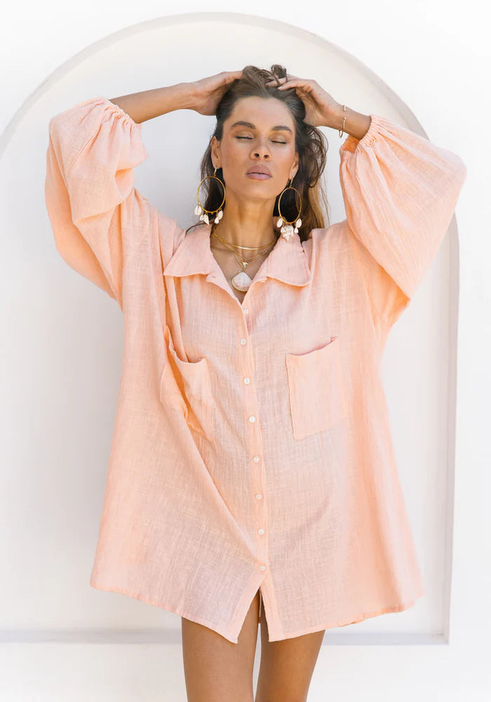 Capri Shirtdress Grapefruit