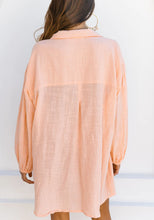 Load image into Gallery viewer, Capri Shirtdress Grapefruit
