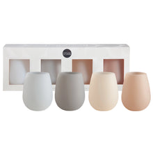 Load image into Gallery viewer, Holiday Frost Fegg Silicone Tumblers Set 4
