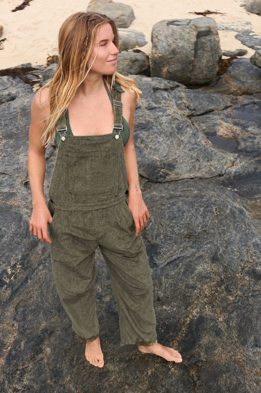Denmark Cord Overalls Moss