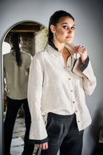 Load image into Gallery viewer, Contrast Linen Shirt Natural
