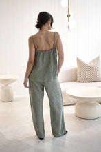 Load image into Gallery viewer, Fundamental Wide Leg Linen Pant Pistachio
