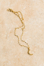 Load image into Gallery viewer, Eclipse Handcrafted Moon Shape 18kt Yellow Gold Plated Necklace
