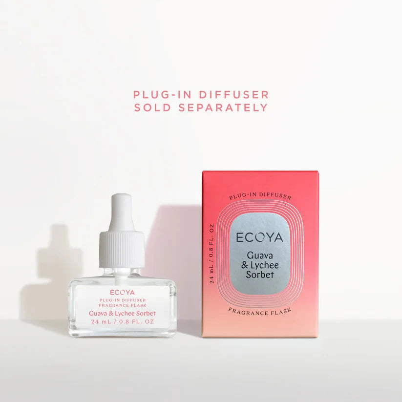 Plug-In Diffuser Fragrance Flask: Guava & Lychee Sorbet