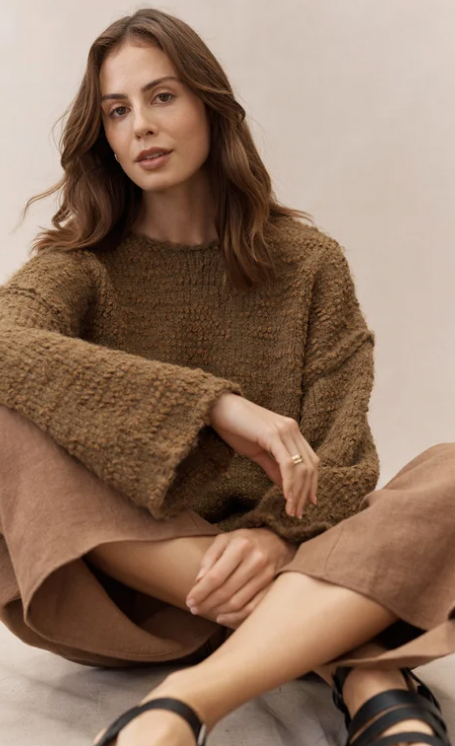 Jude Pant Linen Mocha