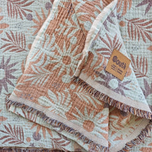 Load image into Gallery viewer, Flower Abstract Organic Towel
