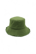 Load image into Gallery viewer, Vacation Bucket Hat Khaki Green
