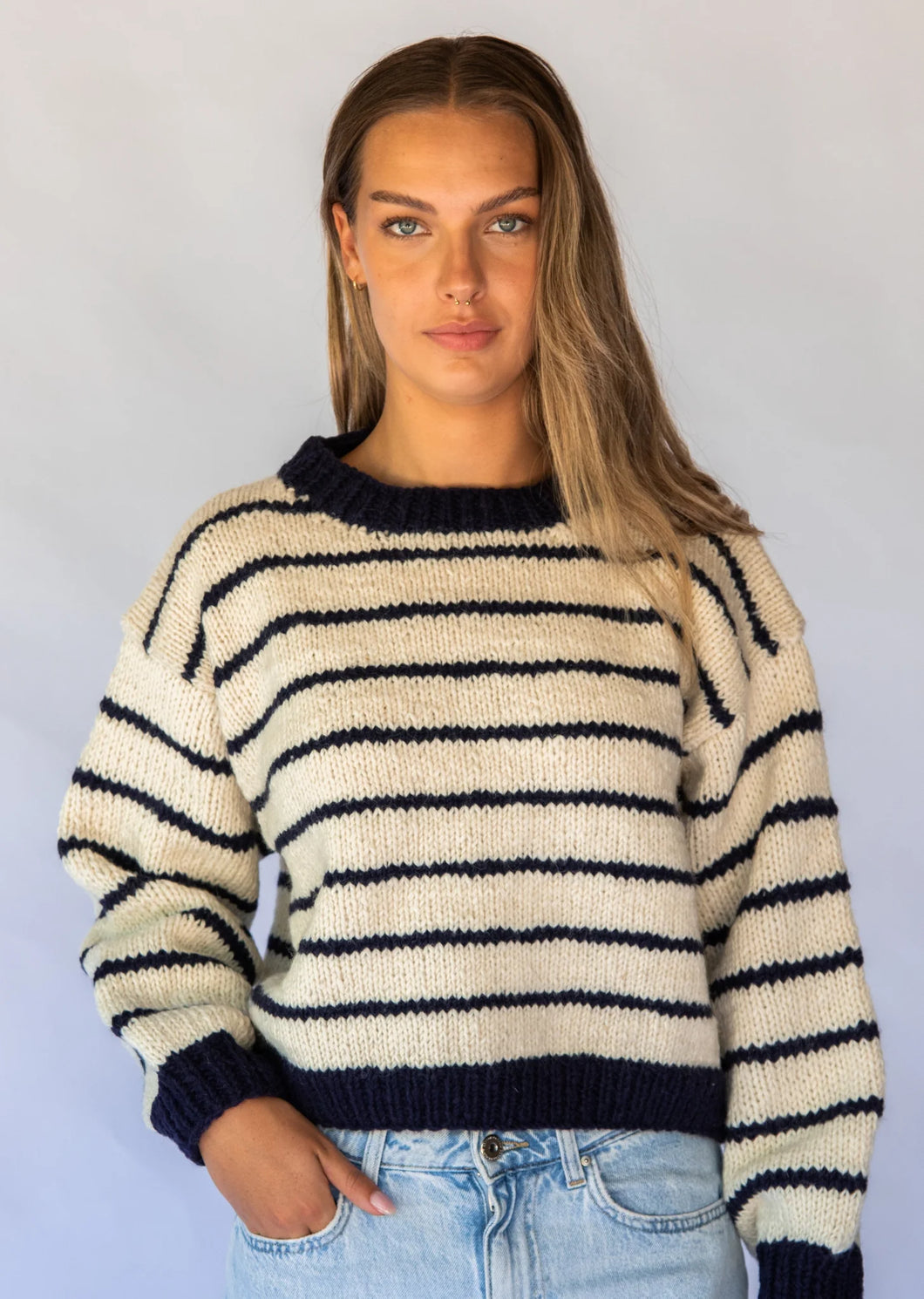 Bande Sweater Navy