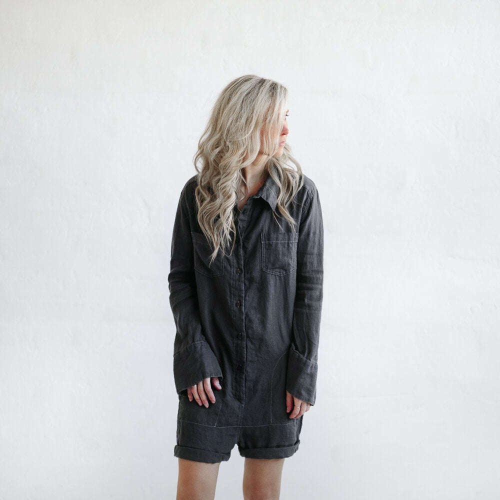 Boilersuit Graphite 100% Linen