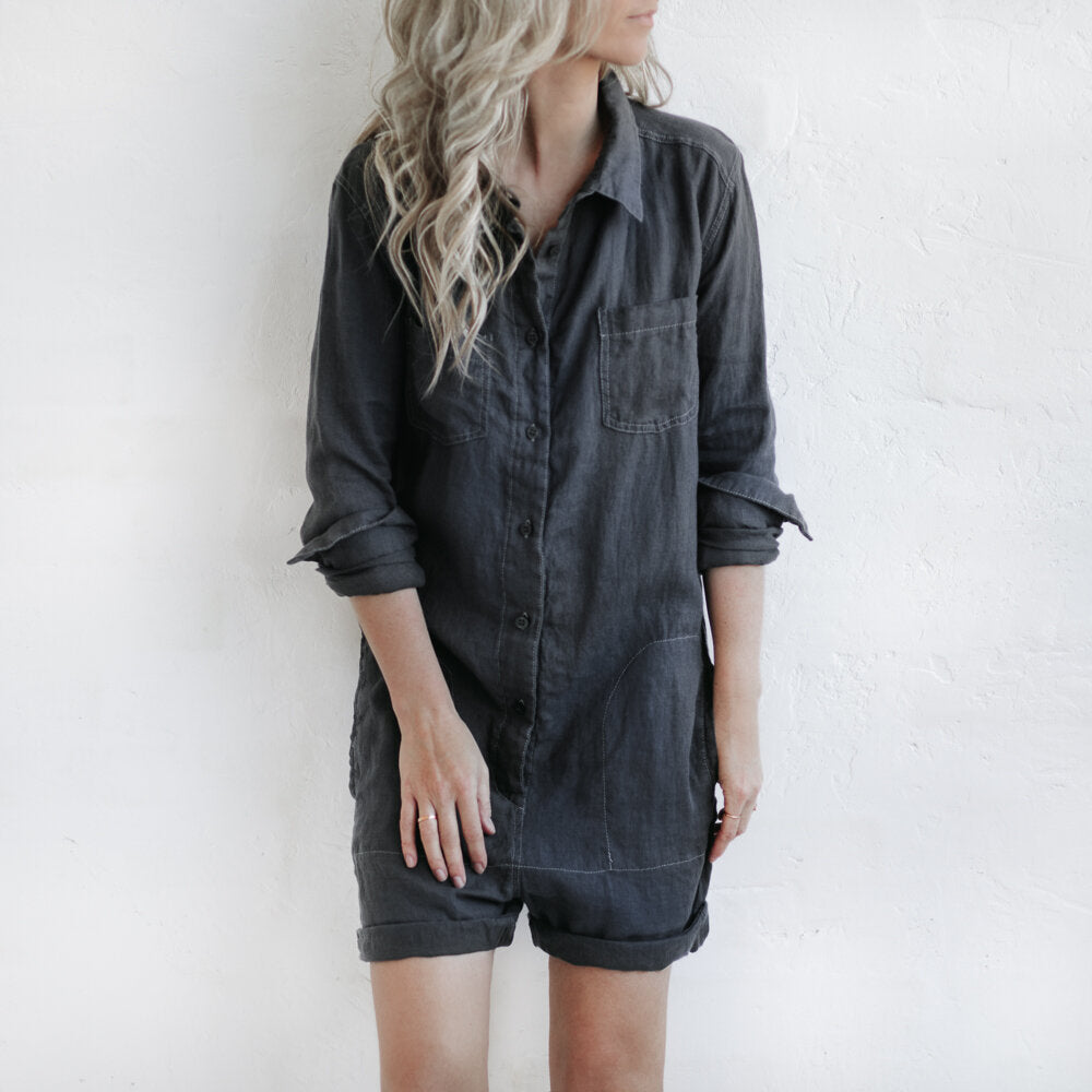 Boilersuit Graphite 100% Linen