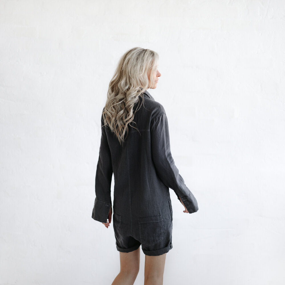 Boilersuit Graphite 100% Linen
