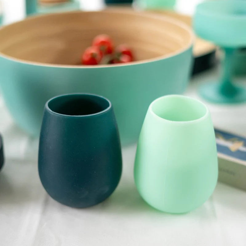Fegg Unbreakable Silicone Tumblers Set 2 - Desert to Ocean