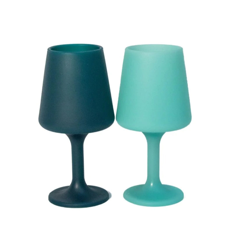 Swepp Unbreakable Silicone Wine Glasses Set 2