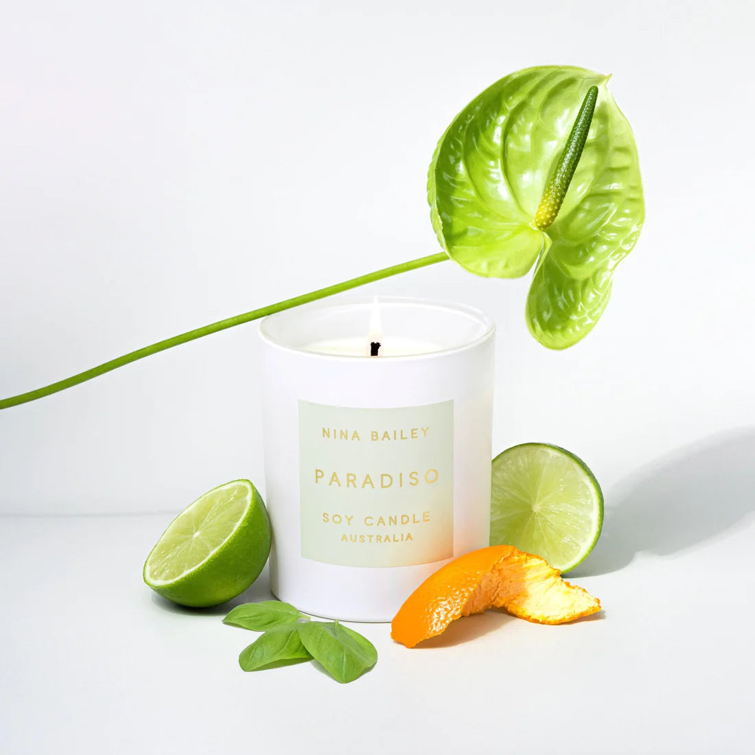 Paradiso - Lime Basil Mandarin Soy Candle