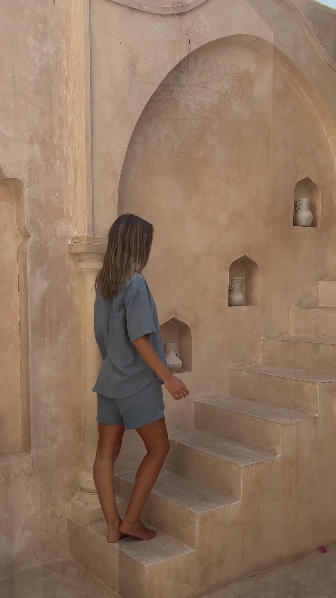 Load video: Sorrento Shirt Dusk Blue