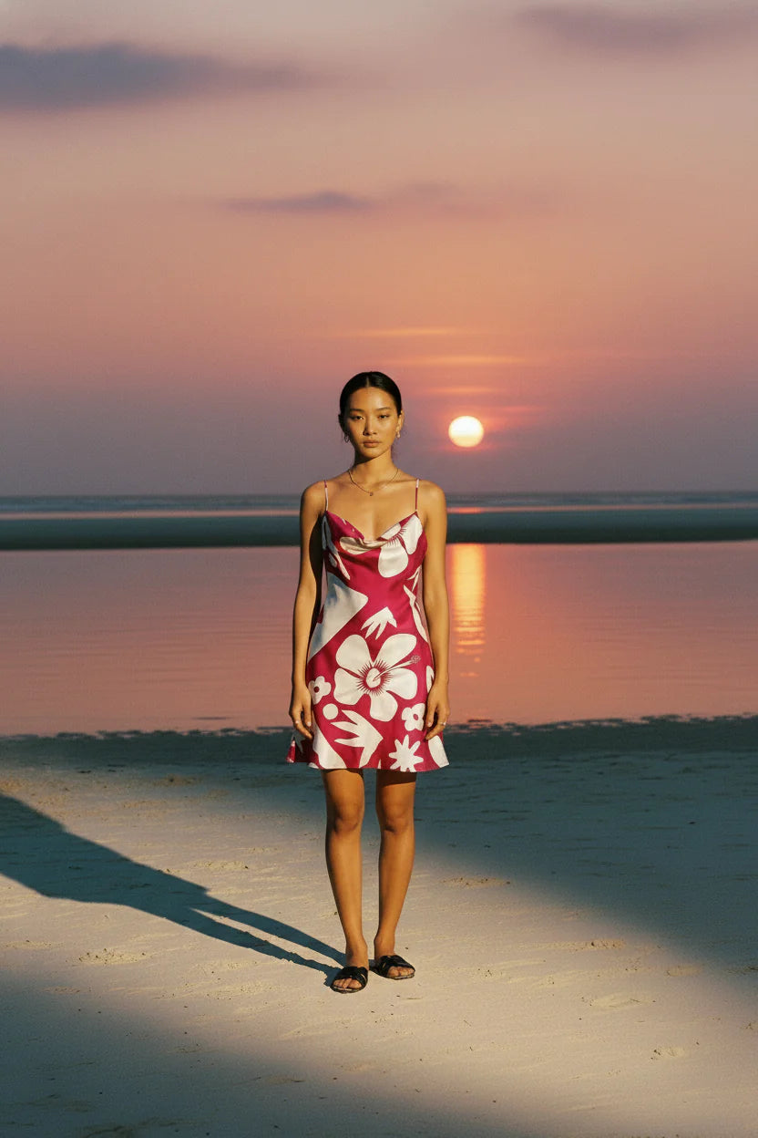 Tahiti Slip Mini Dress