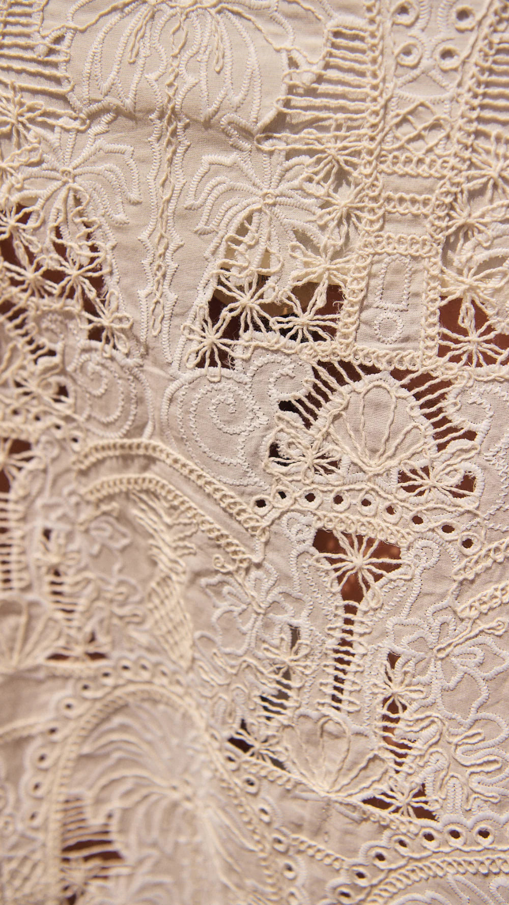 Golden Palms Lace Maxi Skirt