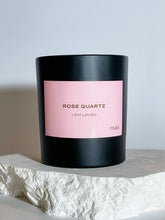 Load image into Gallery viewer, Rose Quartz Crystal Candle
