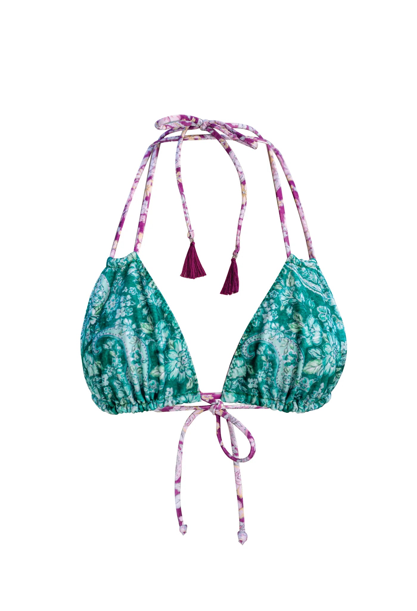 Tassel Reversible Tri Top