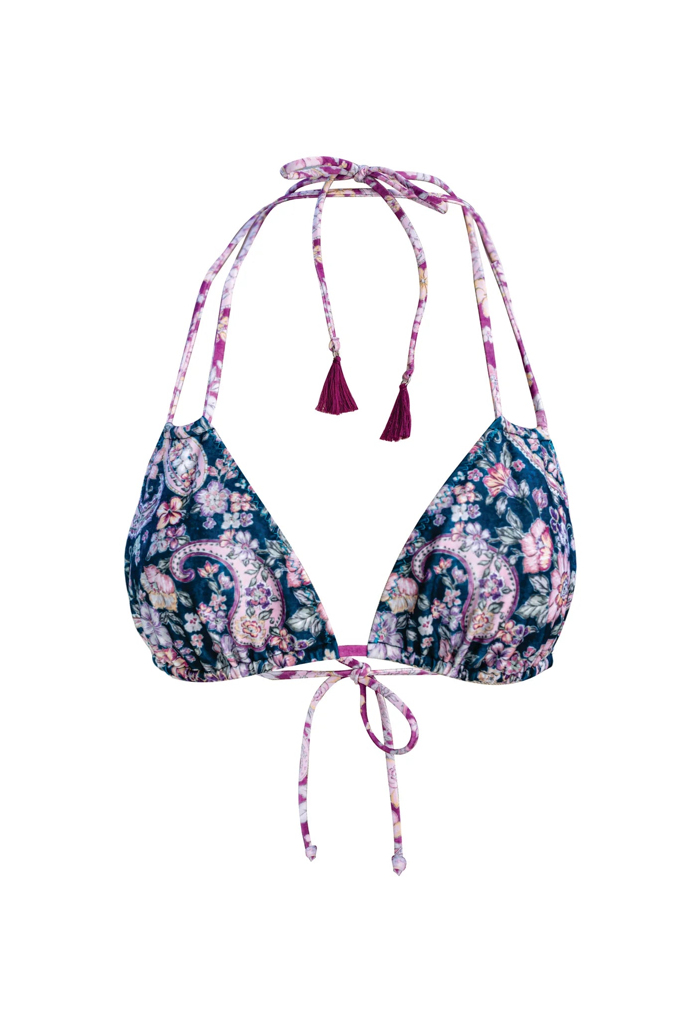 Tassel Reversible Tri Top