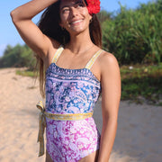 Bowie One Piece Pink-Blue