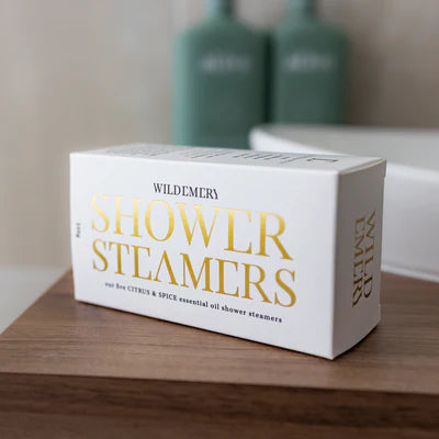 Citrus and Spice Shower Steamer Box Set of 5