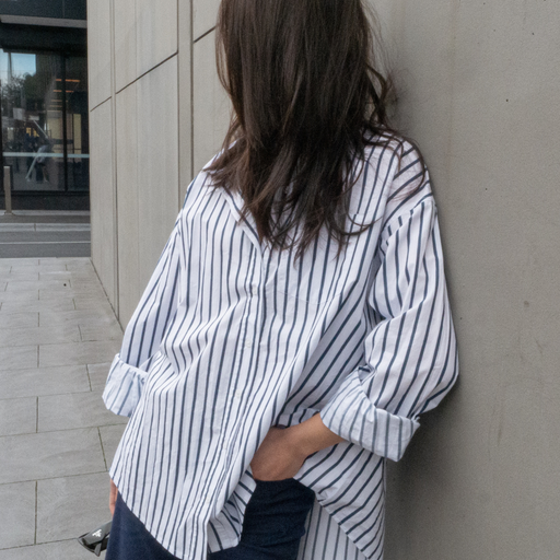 Joliet Poplin Stripe Shirt