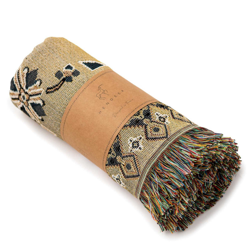 'Hey Jude' Woven Picnic Rug/Throw