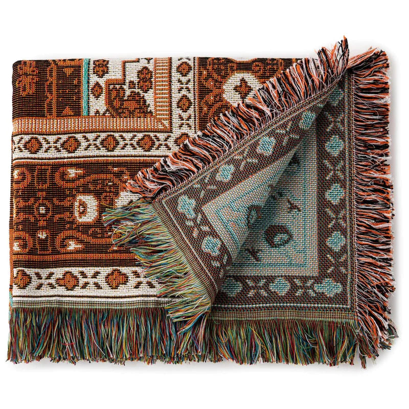 'Norwegian Wood' Woven Picnic Rug/Throw