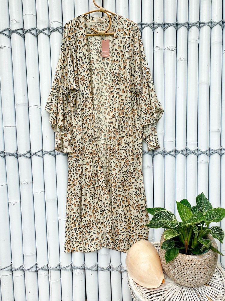 Dreamweaver Kimono Multi Leopard