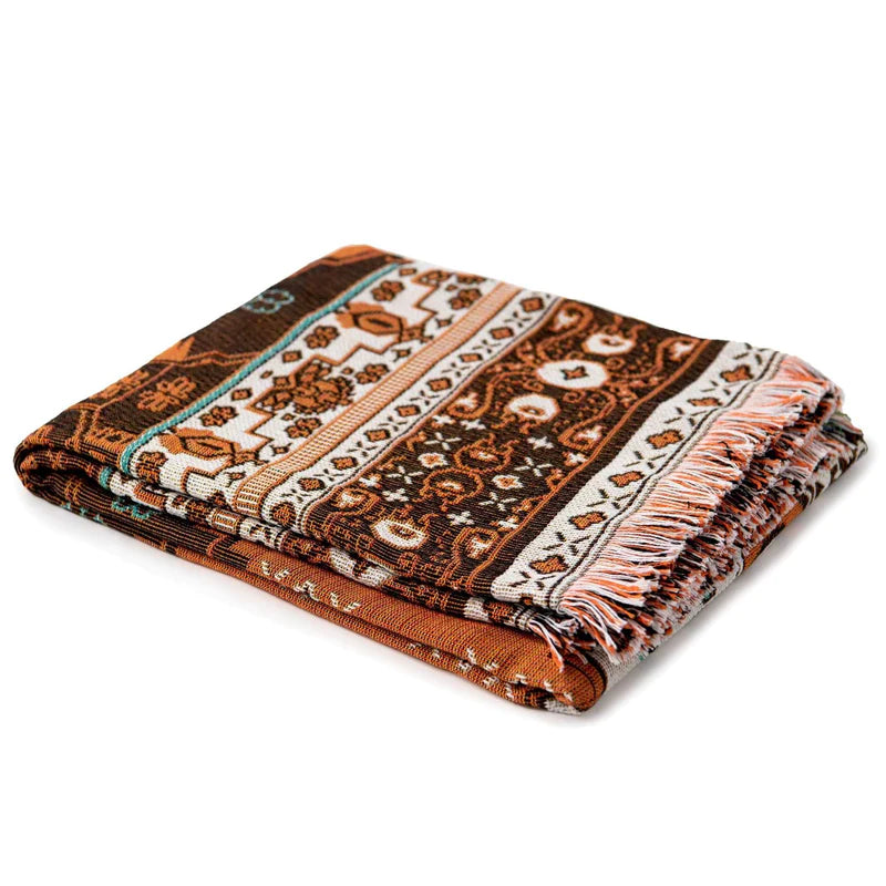 'Norwegian Wood' Woven Picnic Rug/Throw