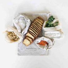 Load image into Gallery viewer, Organic Cotton Market Produce Bag Set

