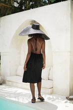 Load image into Gallery viewer, Mari Halter Linen Dress - Black
