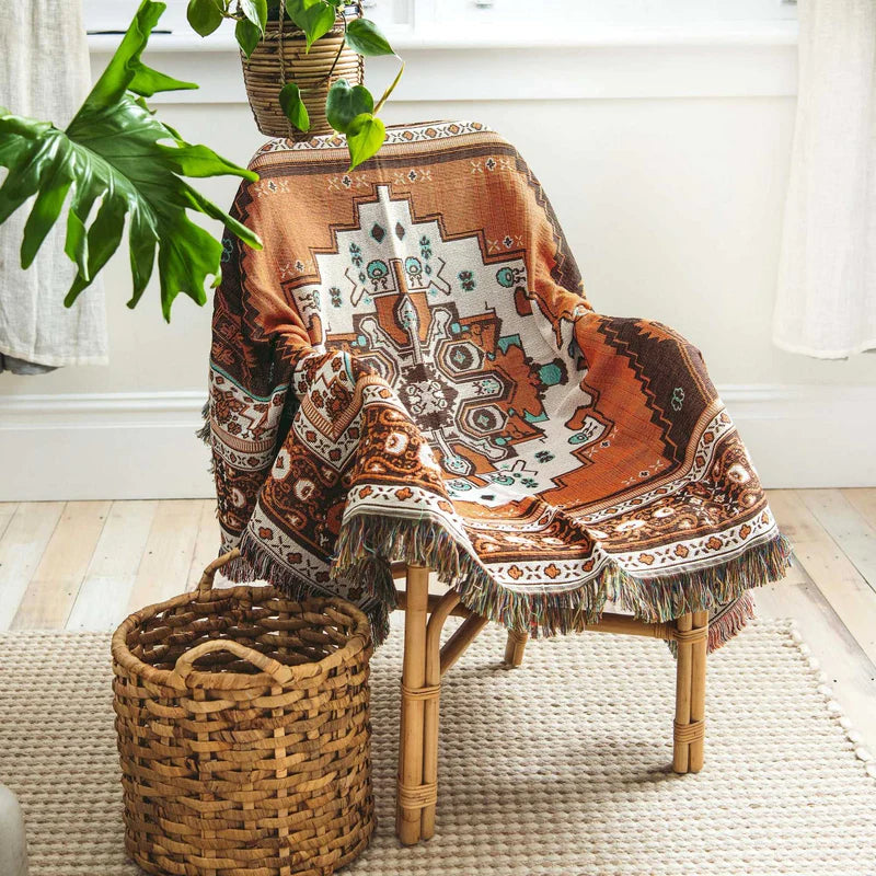 'Norwegian Wood' Woven Picnic Rug/Throw