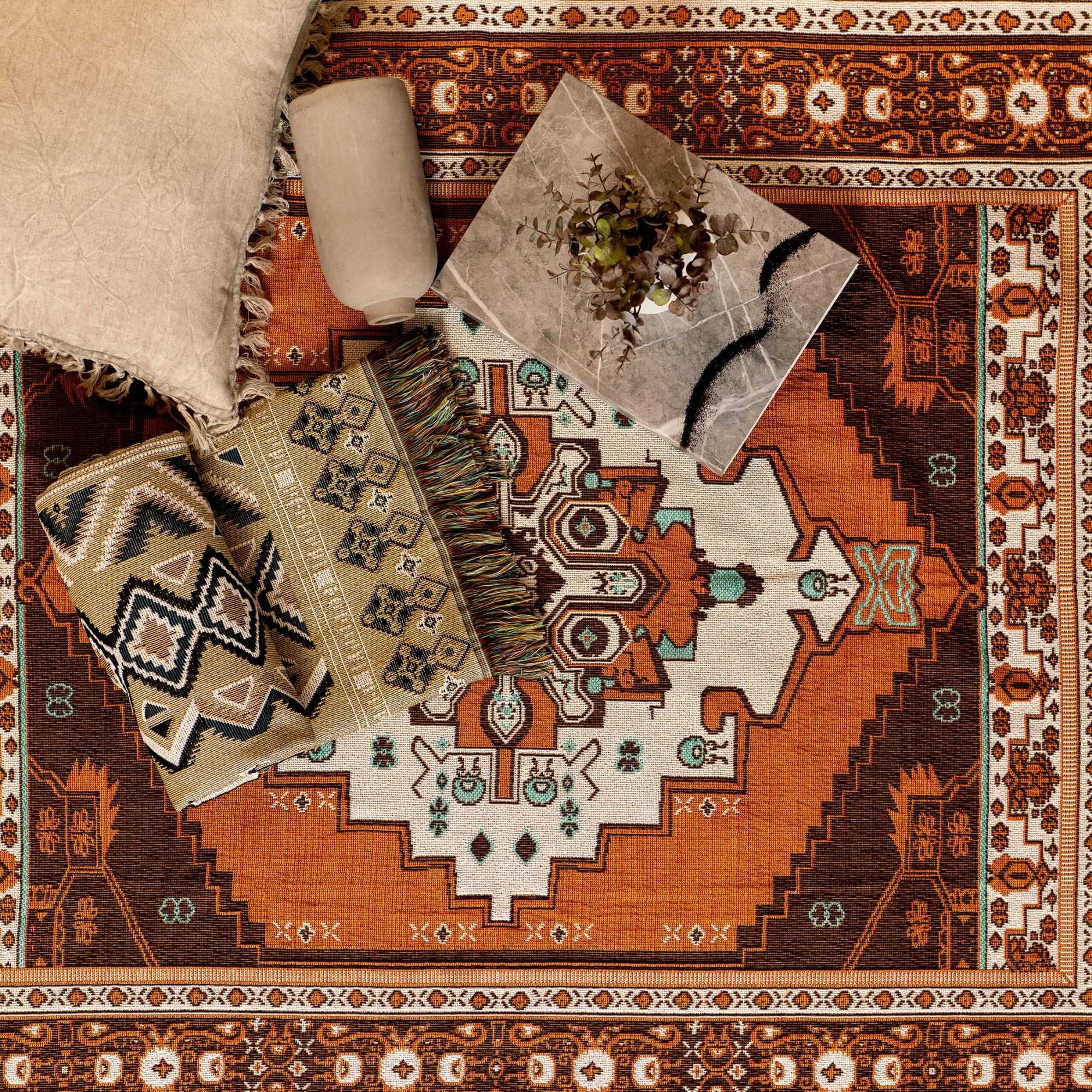 'Norwegian Wood' Woven Picnic Rug/Throw